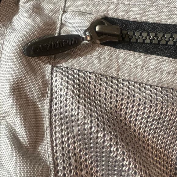 Olympia Moto Sports Airglide 3 Mesh Motorcycle Jacket Gray Size M Cordura Armor - Picture 14 of 14